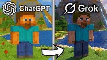 ChatGPT ve Grok Minecraft