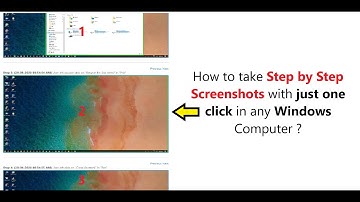 How to take Step by Step Screenshots with just one click in any Windows Computer ?