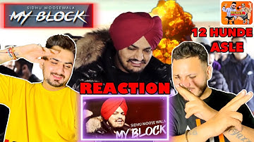 My Block | Sidhu Moose Wala | Official Video | Latest Punjabi Song | Reaction | Brown Boys ReactHub
