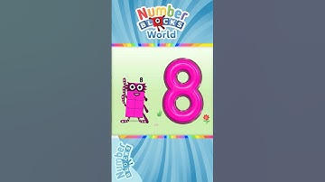 Numberblocks World - Meet Numberblock Eight and Learn How to Trace the Number 8 | BlueZoo Games