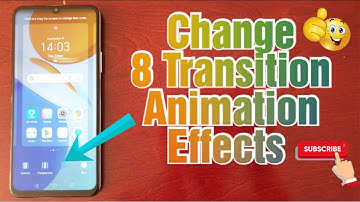 Honor X7 How to Change Transition Animation Effects| 8 Really Cool Animation effects to choose from