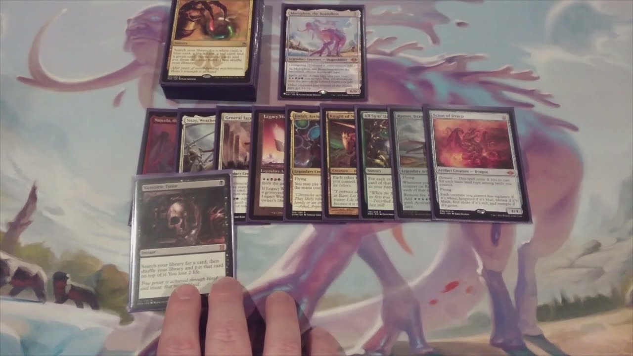 Jenson Carthalion WUBRG Tribal (Commander / EDH MTG Deck)