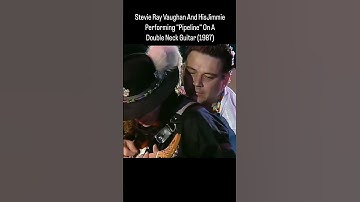 Stevie Ray Vaughan & Brother Jimmie SLAY “Pipeline” Live – Double Neck Guitar Madness (1987)