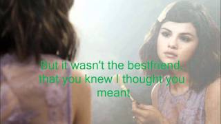 Selena Gomez - I Won&#39;t Apologize - Lyrics