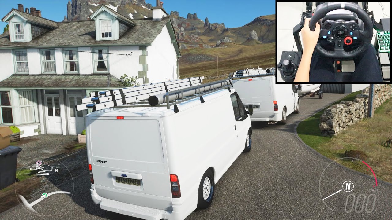 Ford Transit Van - Forza Horizon 4 Online | Logitech g29 gameplay