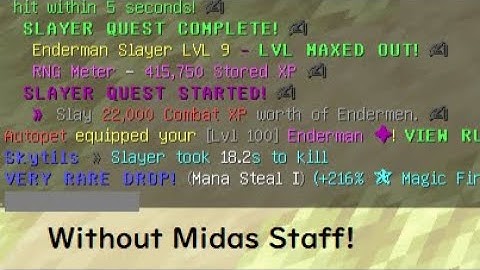 Enderman slayer 18.2s (Crimson RCM)