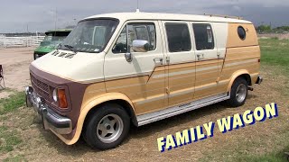 1988 Dodge Family Wagon, 8 Door Van.