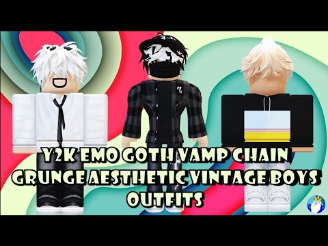black shirt emo y2k trendy vamp goth cool cute boy - Roblox