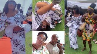 Wow Akuapem Poloo Heavily Twerks At Mzbels Dad Funeral As Fans Shockingly And Happily Giving Her..