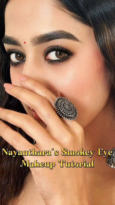 Nayanthara’s Smokey Eye Makeup Tutorial #eyemakeuptutorial #eyemakeup #youtubeshorts #viralshorts