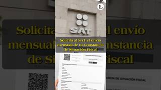 SAT ID: How do I activate the feature to receive a monthly tax status certificate?