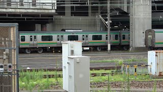 2021/07/30 JR East: Shunting of E231 Series U536 Set at Omiya