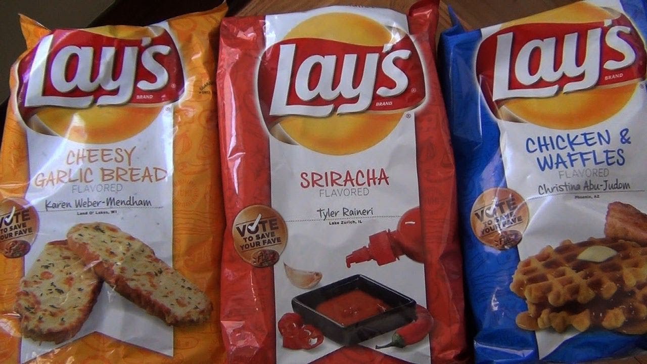 Lay's "Do Us a Flavor" Potato Chip Varieties YouTube