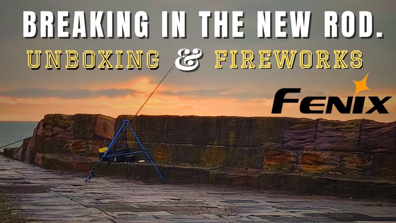 Обкатка новой удочки 🎣 Распаковка снаряжения и ночной фейерверк