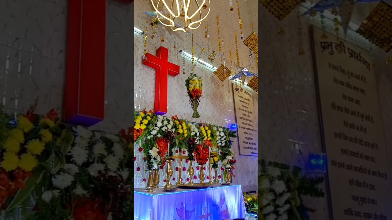 🤍 Peaceful Church Decoration ✨ | Jesus Christ Blessings 🙏 | Beautiful Church Status 2025 ⛪ 