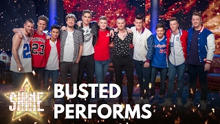 Famous Eight of the boys perform with Busted - Let It Shine - BBC Net Worth