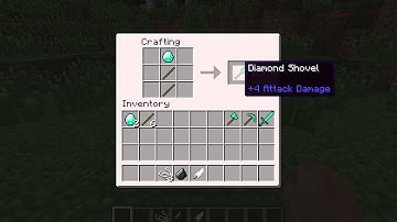 Minecraft - How to craft Sword, Pickaxe, Axe, Shovel, Hoe, Bow and Arrows