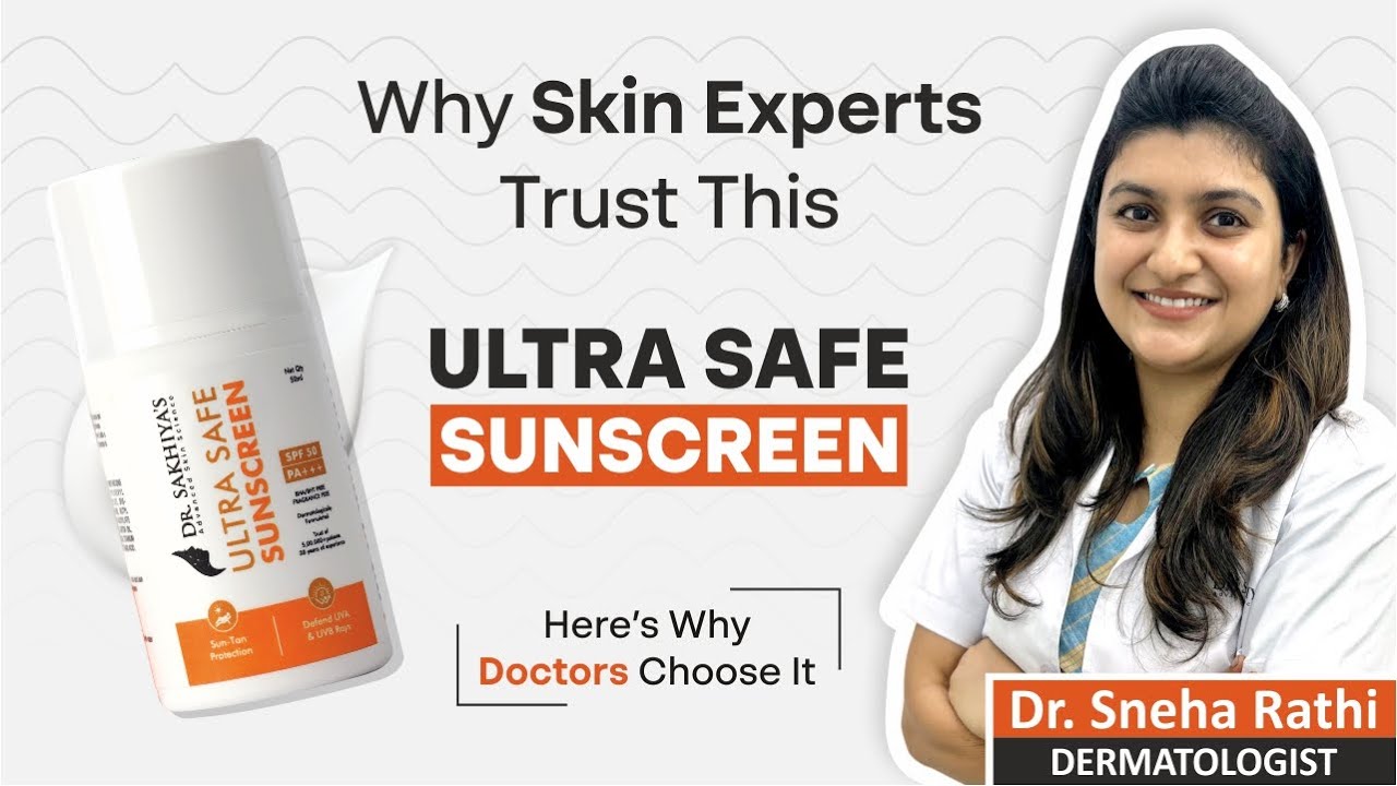 Best Sunscreen for Sensitive & Acne-Prone Skin | Dr.Sakhiya’s SPF 50 PA++ Explained by Dermatologist