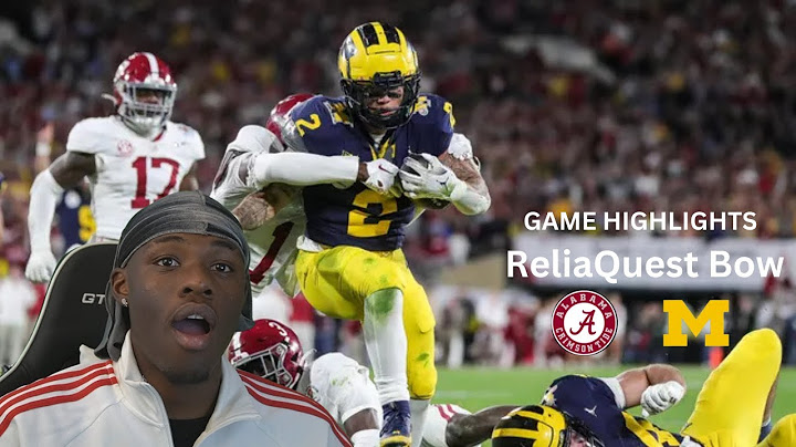 EXACTLYYYY!! REACTING TO #11 Alabama vs Michigan | ReliaQuest Bowl | 2024