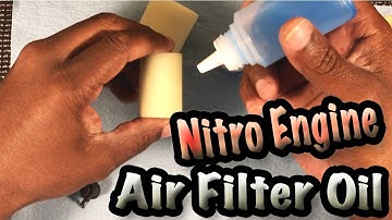 Oiling Your Nitro Engine Air Filter/ Starter Box Adjustment Tips