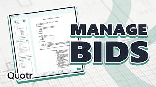 How to Manage Bids in Quotr.ai