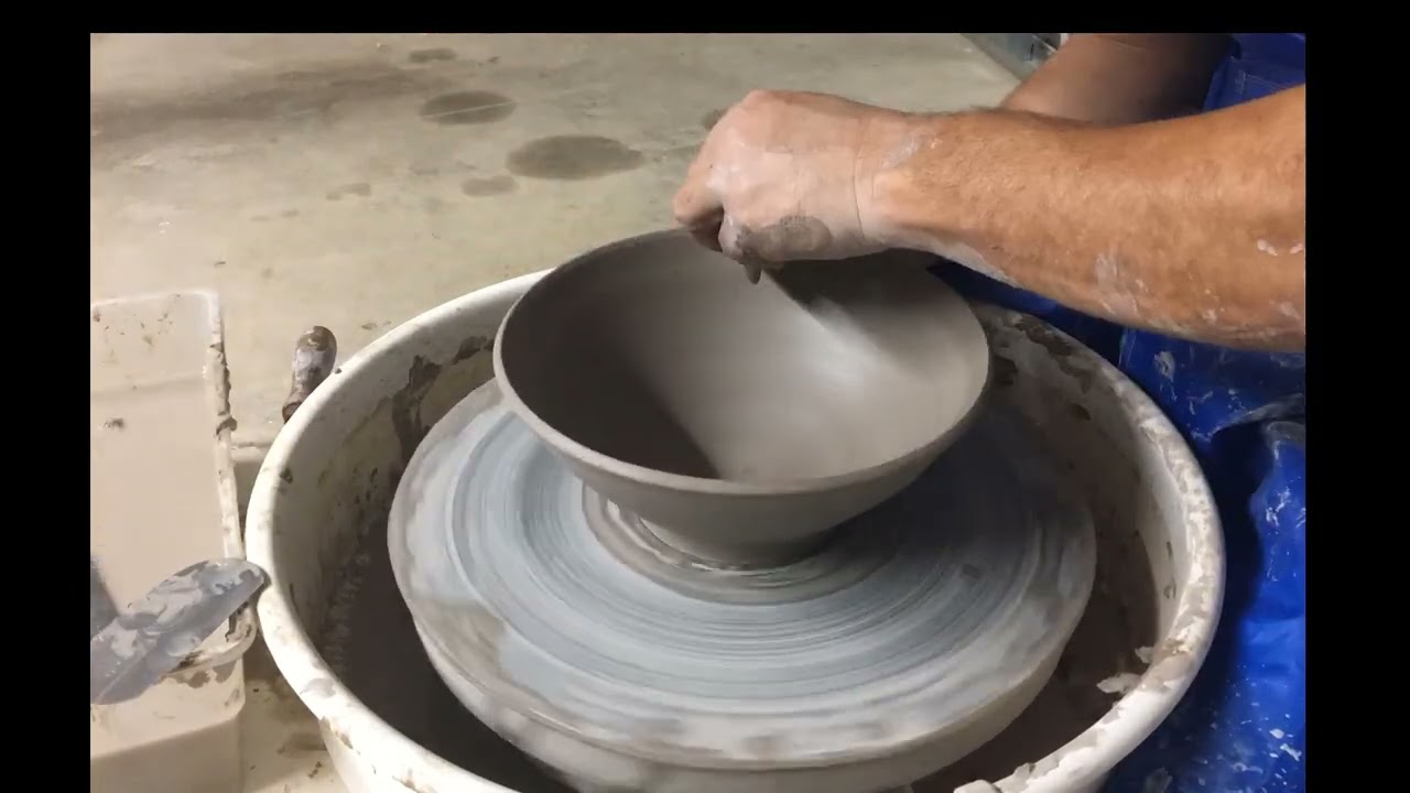 Vessel making.  Bowl video 2