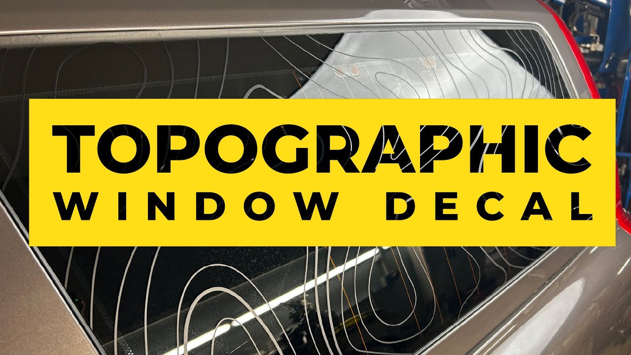 This Topographic Map Decal Looks Better Than I Expected