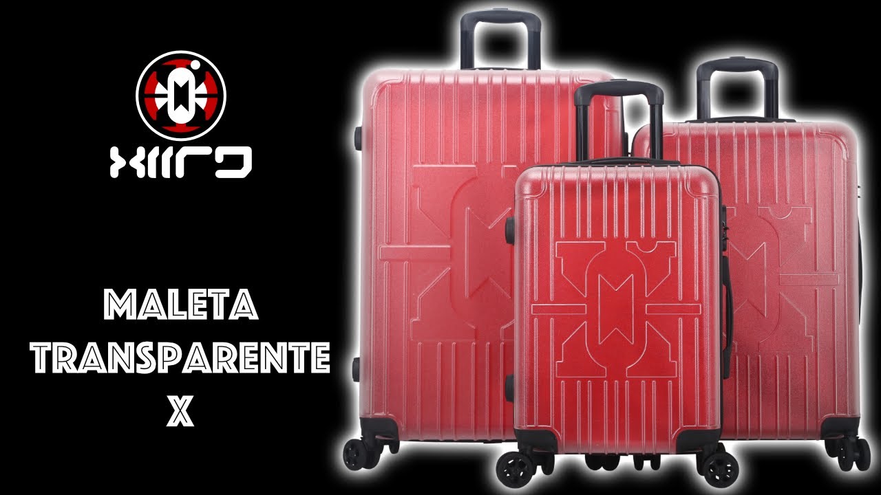 Set de Maleta X transparente modelo unico XIIRD - YouTube