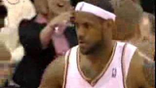 Lebron James tells his mom to sit down