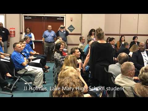 JJ Asks for Early Voting at Seminole State College