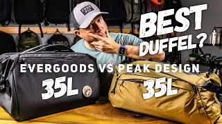 Peak Design x Huckberry COYOTE Duffel // Compared to EVERGOODS TD35