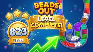 🔴 Beads Out - Level 823 Walkthrough | Puzzle Game Solution 🧠