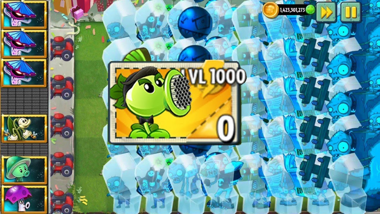 PvZ 2 Challenge - All Plants POWER-UP vs Team Modern Day Zombies - Who ...