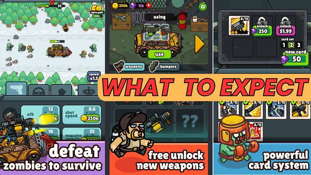 Undead Shooter: Idle Highway - Ultimate Zombie Survival Game! 🚗💥