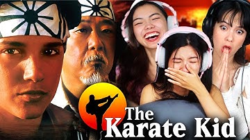 Foreign Girls React | The Karate Kid | First Time Watch