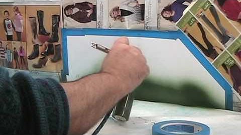 Painting the backdrop behind the river: Part 9