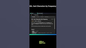 Leetcode 451. Sort Characters By Frequency #shorts #python  #leetcodechallenge #coding #leetcode