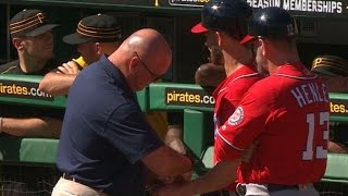 WSH@MIA: Harper injured after Kang's deke