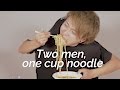 二人羽織でラーメンを食べてみた... - HARAKIRIBANZAI -