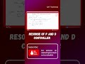 Response of the Proportional and Derivative Controller #shorts #control