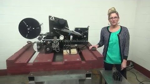 Label Aire 3120 Semi-Auto Table Top Wrap-Around /Partial Wrap Labeler Demonstration