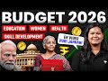 Union Budget 2026 Explained | Major Initiatives for Education,Women Empowerment &amp; Skill Development