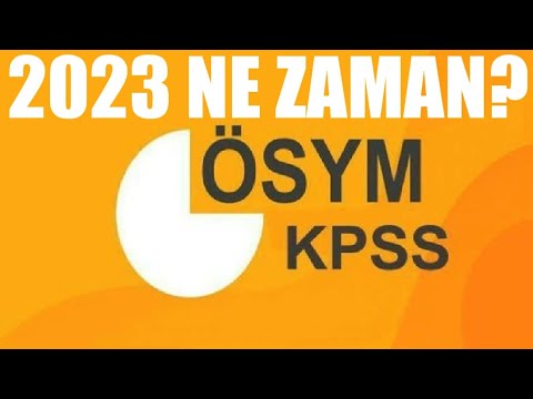 2023 Kpss Ne Zaman Yapılacak?