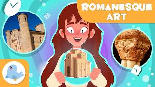 ROMANESQUE ART for Kids 🏰 Churches, Paintings, and Sculptures from the Middle Ages 🎨
