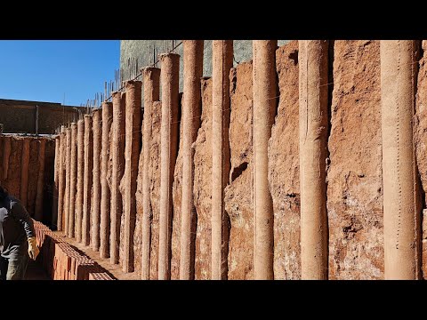 CLOSING CONCRETE RETAINING WALLS (IN PRACTICE)