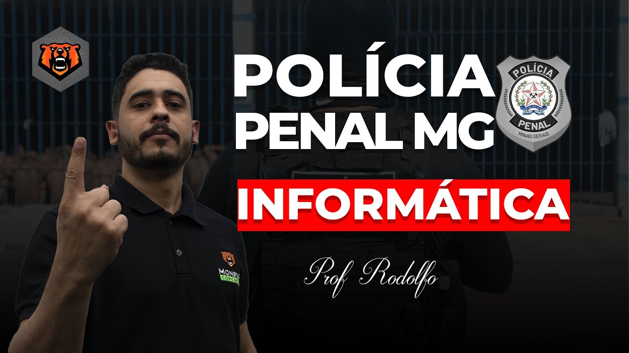 Concurso Polícia Penal MG - Informática - Word e Excel - Monster Concursos  - Prof. Rodolfo 