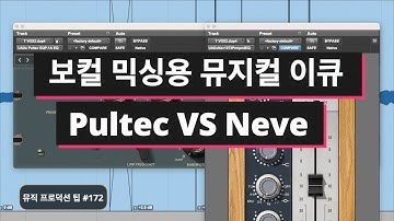 보컬 믹싱용으로 많이 사용되는 대표적인 뮤지컬 이큐의 설정법 및 사운드 비교 / VOCAL EQ PULTEC VS NEVE 1073 / 뮤직 프로덕션 팁 #172