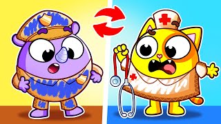 learn occupations cardboard world song kids song nursery