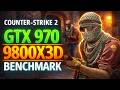CS2 - GTX 970 + 9800X3D - BENCHMARK (1080p &amp; 4:3 Resolutions)