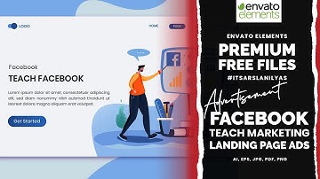 Landing Page Design || Facebook Ads Marketing | Adobe Illustrator CC